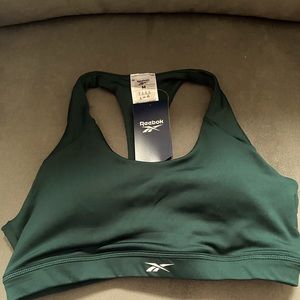 Reebok Women WOR BRA - PADDE FOREST GREEN